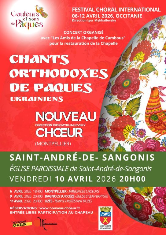 Festival &laquo; Couleurs et Sons de P&acirc;ques &raquo; &agrave; Sain ...