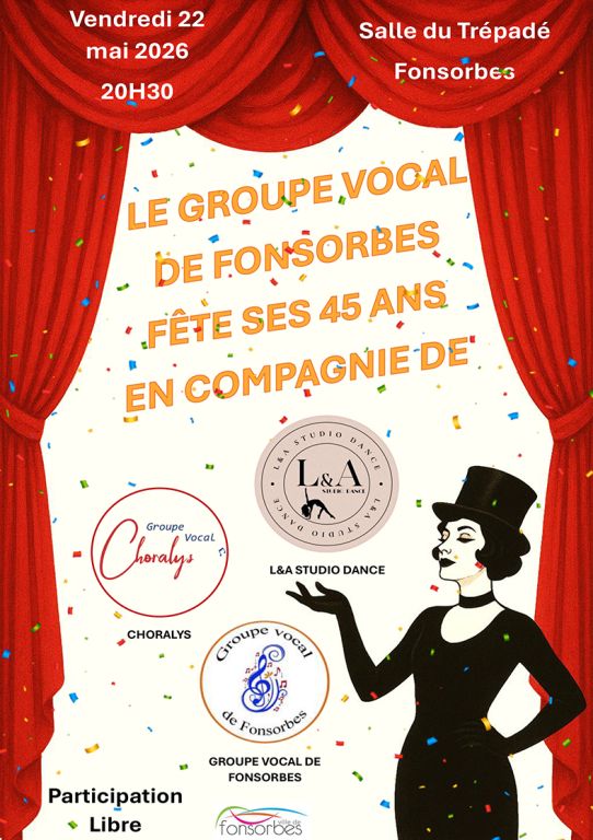 Concert de notre 45&egrave;me Anniversaire