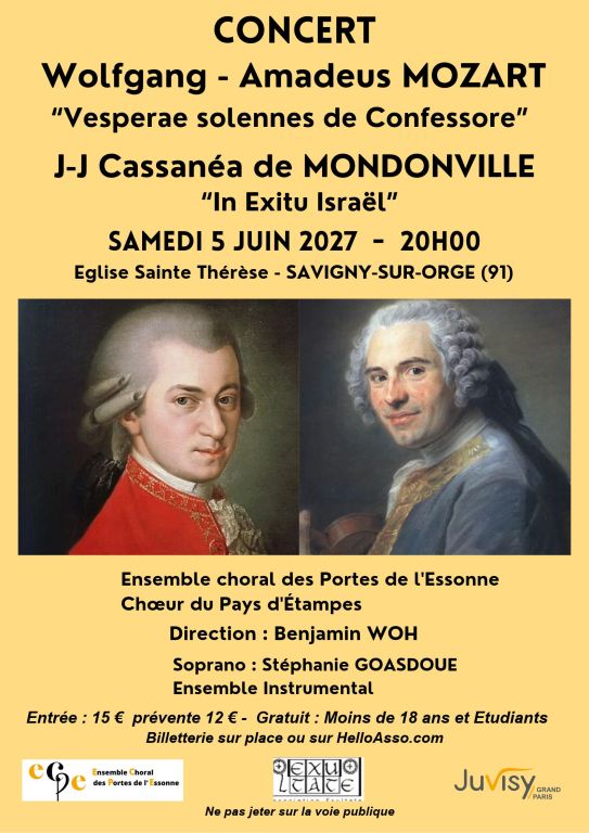 Concert Mozart et Mondonville