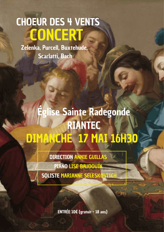 Concert Choeur des 4 Vents &agrave; Riantec