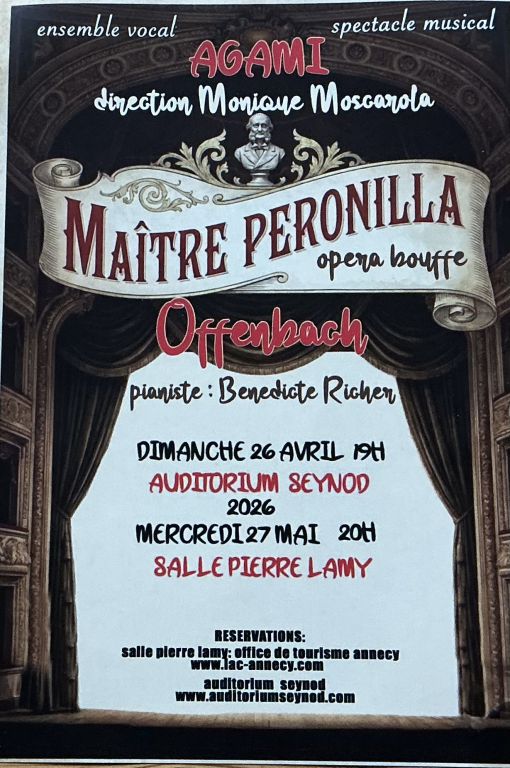 Maitre Peronilla, op&eacute;ra-bouffe de Jacques Offe ...