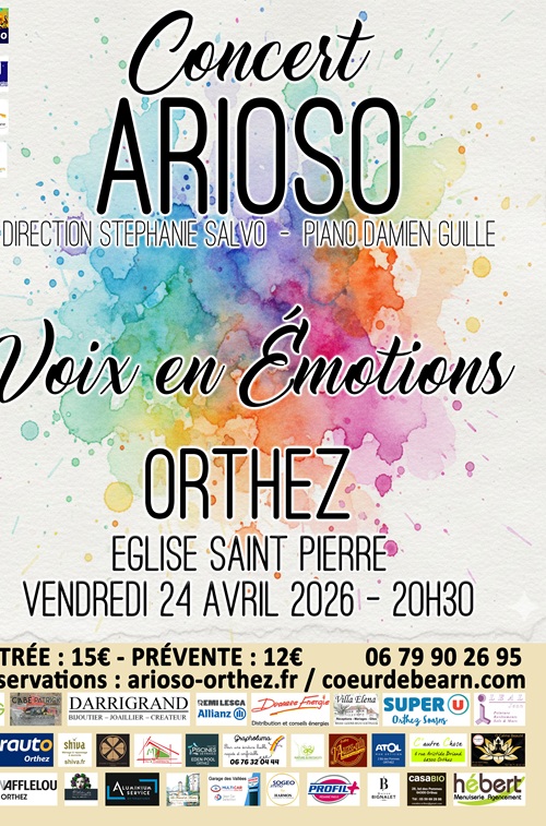"Voix en &eacute;motions" chorale Arioso- Orthez
