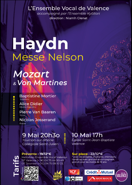 Concert Haydn Mozart, musique sacr&eacute;e