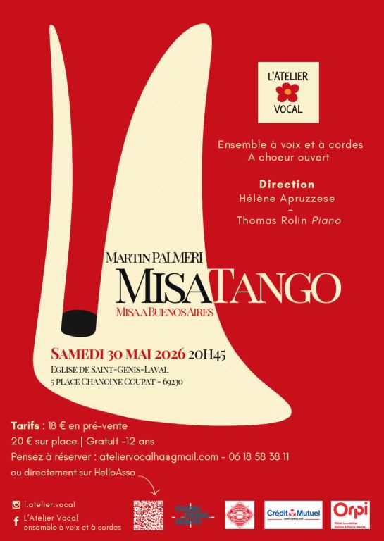 L'Atelier Vocal chante la MISATANGO de M. PALM ...