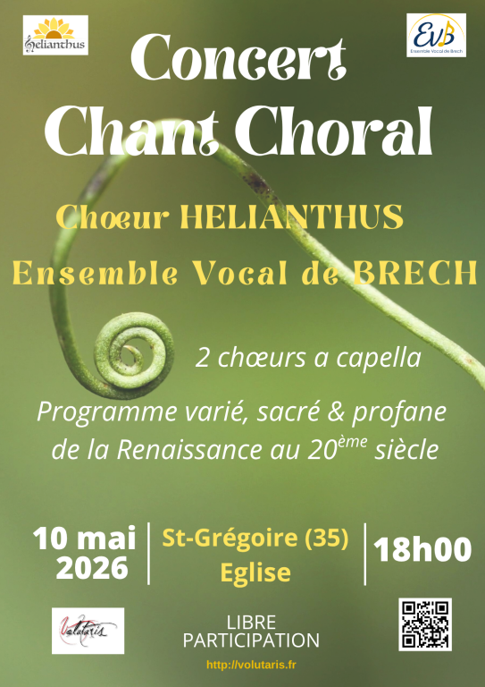 Concert partag&eacute; Choeur Helianthus / Ensemble V ...