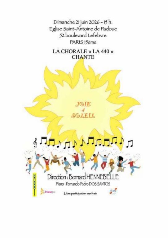 Concert de la Chorale LA 440