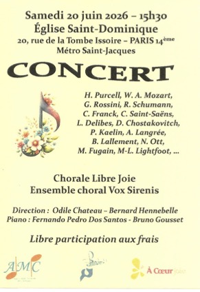 Concert de la Chorale Libre Joie & Ensemble ch ...