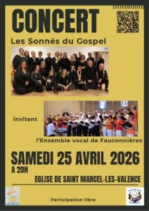 CONCERT EN ECHANGE DE CHORALE
