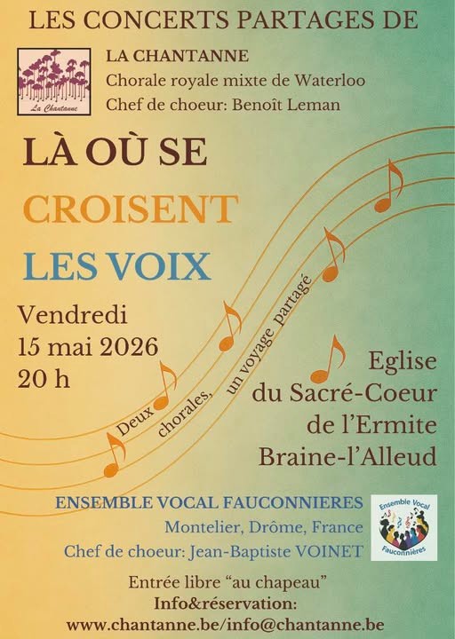 CONCERT EN ECHANGE DE CHORALE