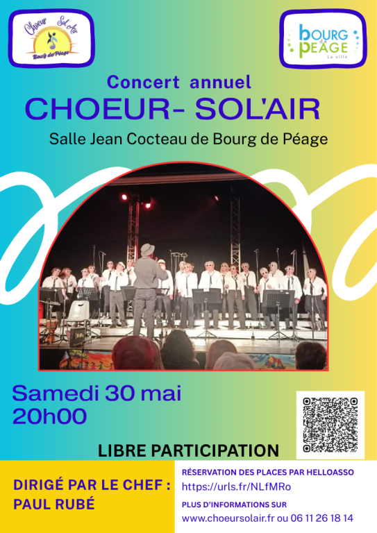 Concert Annuel de Choeur Sol'Air