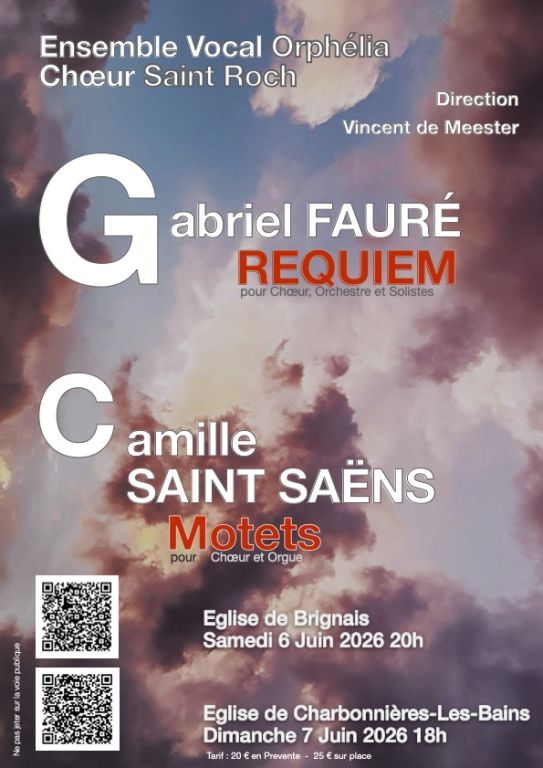 REQUIEM de FAURE - MOTETS de SAINT-SAENS