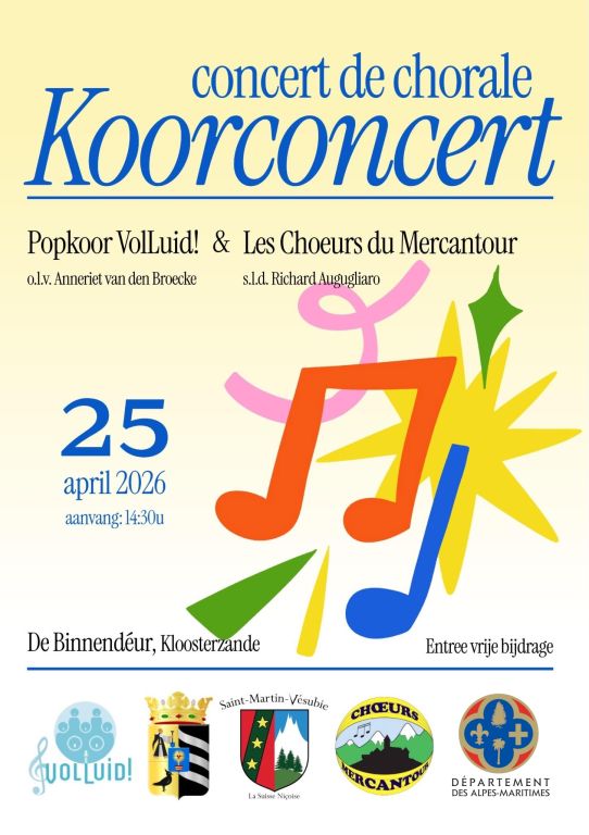 Concert &agrave; Kloosterzande (Z&eacute;lande 🇳🇱) samedi 25 ...