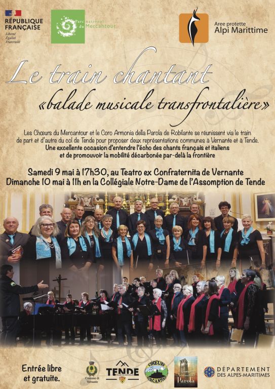 LE TRAIN CHANTANT / Concerts &agrave; Vernante 🇮🇹 et  ...