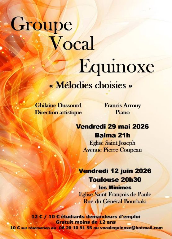 Groupe Vocal Equinoxe en concert...