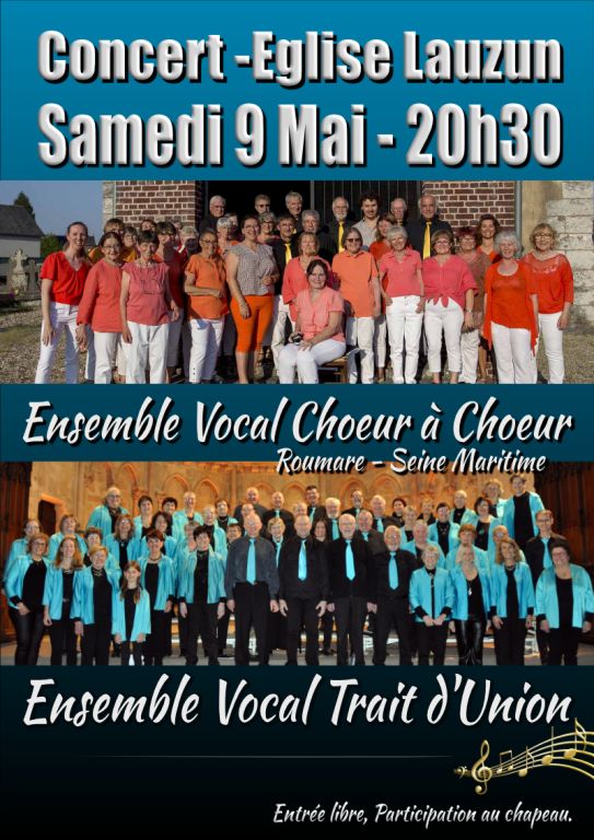 CONCERT EGLISE de LAUZUN &ndash; 9 MAI 2026 &ndash; 20h30  ...