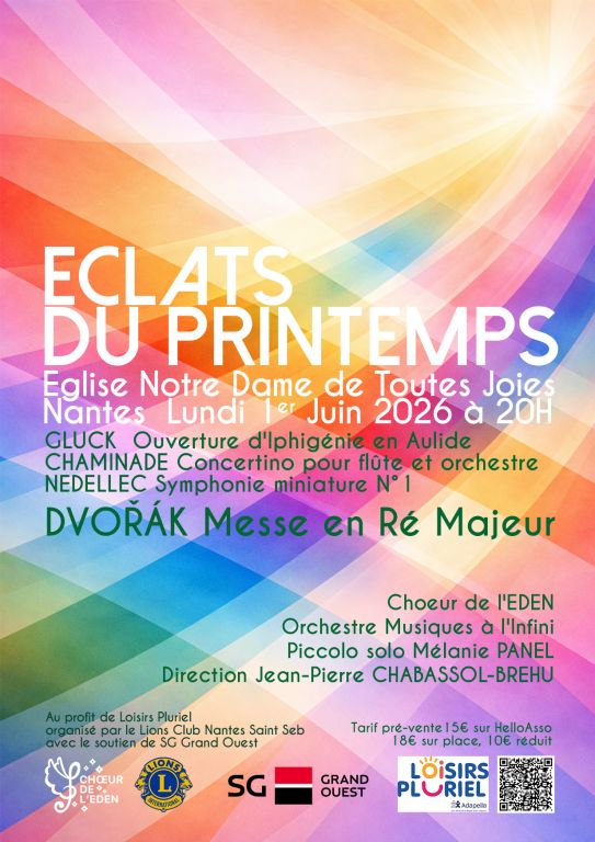 Grand concert de printemps du choeur de l'EDEN