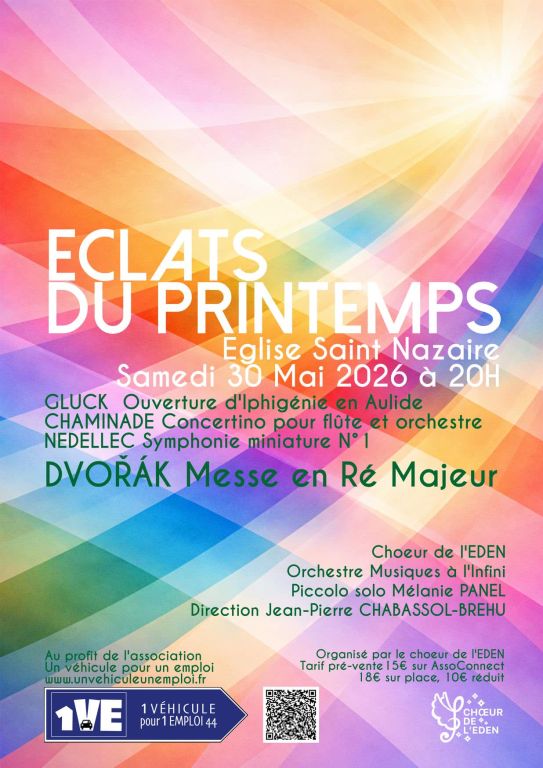 Grand concert de printemps du choeur de l'EDEN