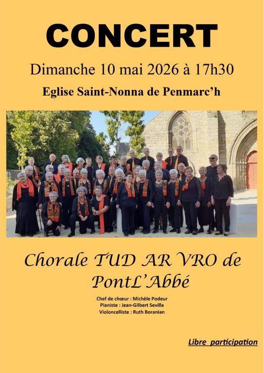 Dimanche 10 mai &agrave; 17&nbsp;h&nbsp;30, &Eacute;glise Saint-Nonna, ...