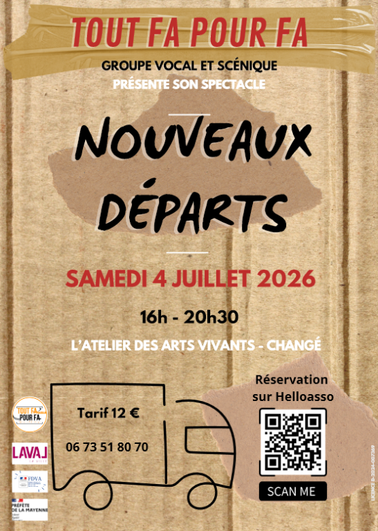 Nouveaux d&eacute;parts