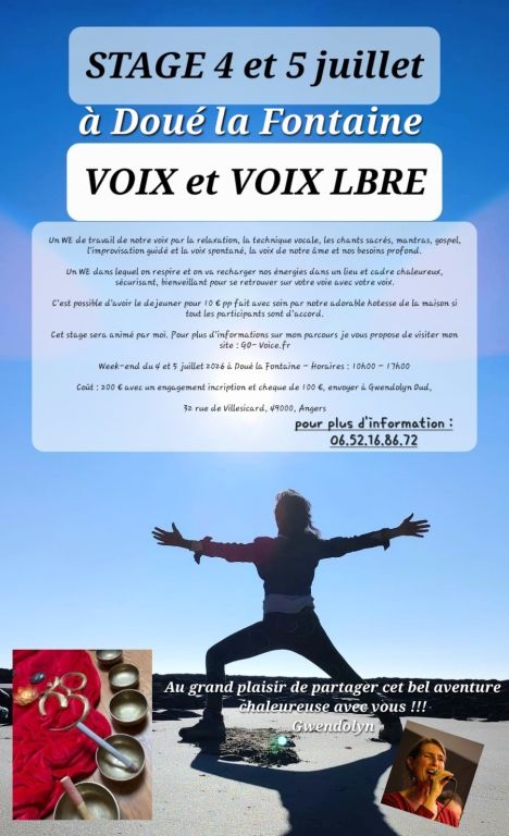 STAGE CHANT: VOIX et VOIE LIBRE