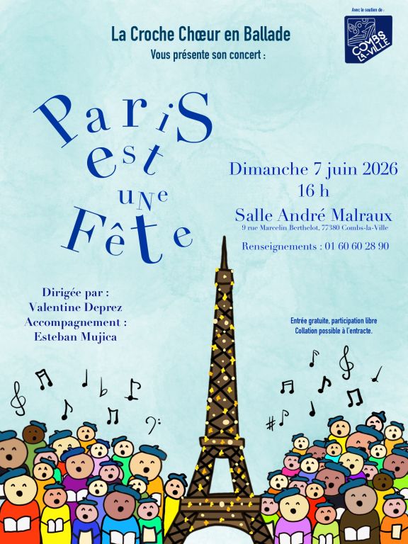 La Croche Choeur en Ballade - Concert "Paris e ...