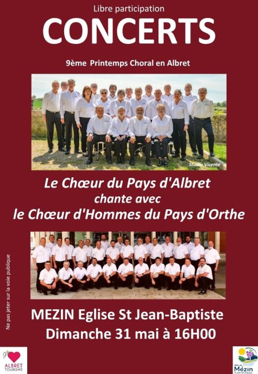 PRINTEMPS CHJORAL EN ALBRET avec LOUS GAOUYOUS