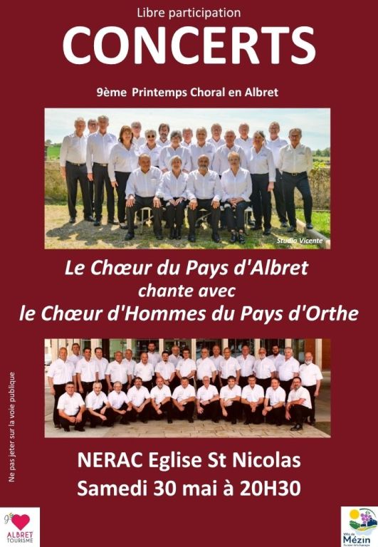 PRINTEMPS CHJORAL EN ALBRET avec LOUS GAOUYOUS