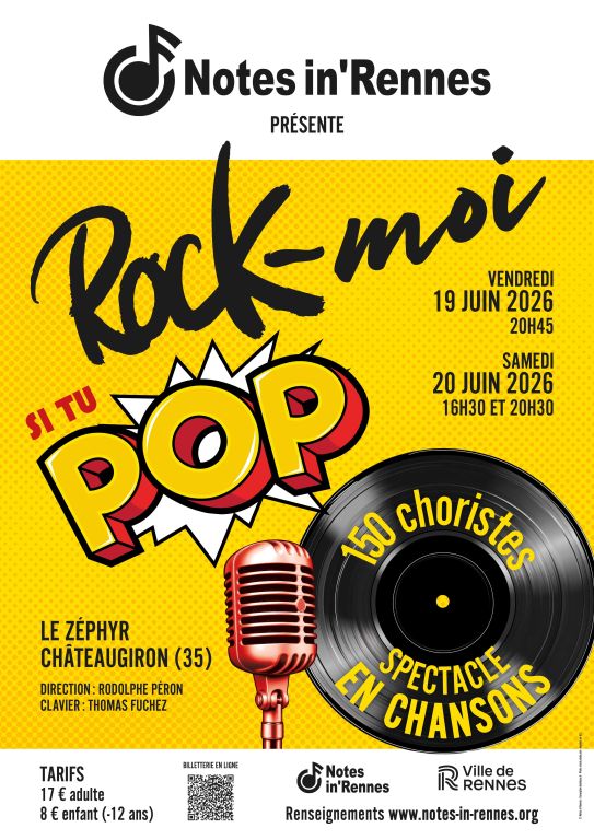Nouveau Spectacle : ROCK-MOI SI TU POP !