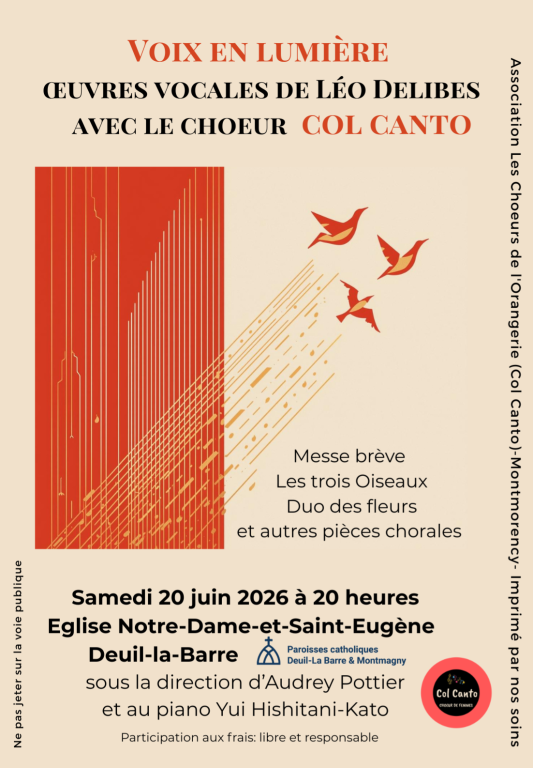 COL CANTO f&ecirc;te L&eacute;o Delibes le samedi 20 juin &agrave; ...