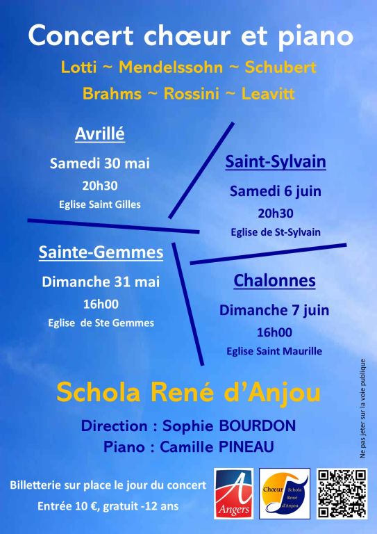 Concert Choeur et piano
