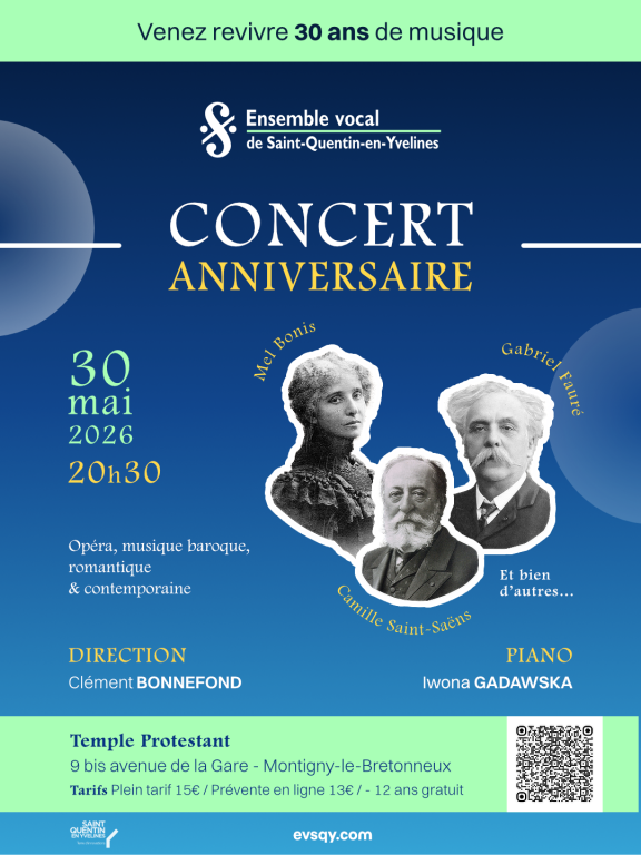 L&rsquo;ensemble Vocal de St Quentin en Yvelines c&eacute;l ...