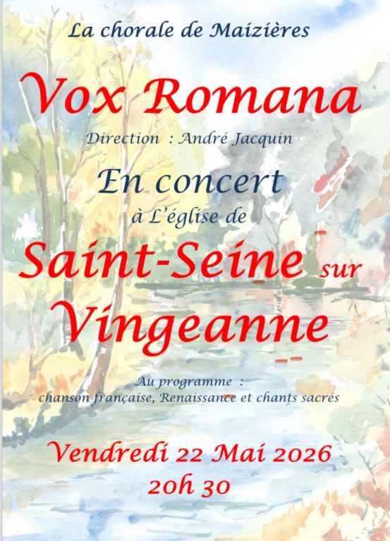 Concert VOX ROMANA Chorale