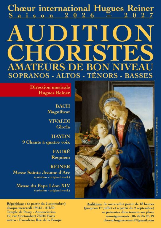 programme saison 26 27 Choeur International Hu ...