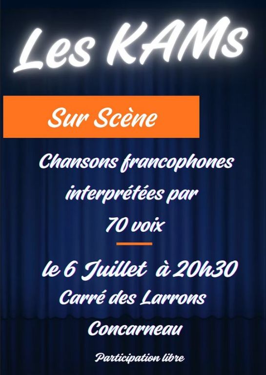 Concert de fin d'ann&eacute;e des KAMs