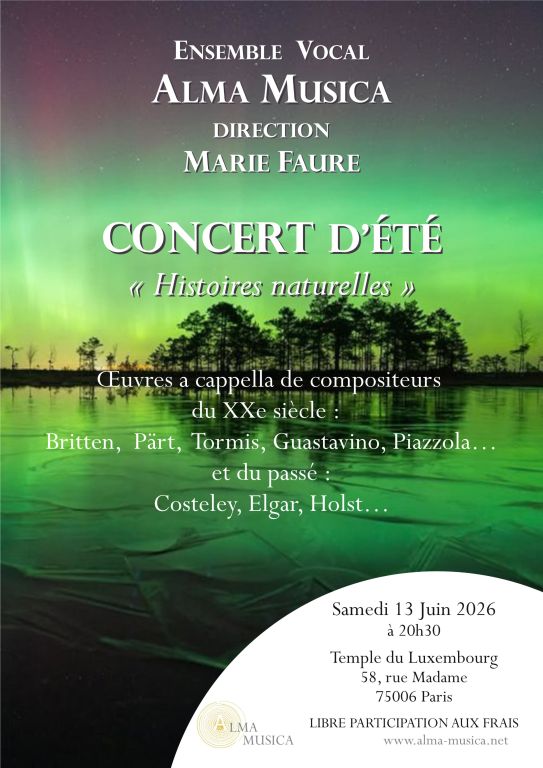 Concert de chant polyphonique Alma Musica