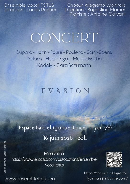 Concert commun avec l'ensemble Allegretto Lyonnais