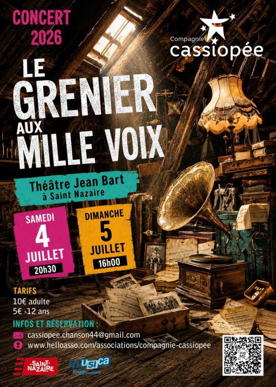 Cassiop&eacute;e en concert : Le grenier aux mille voix