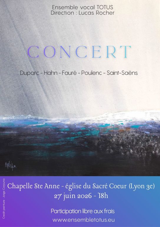 Concert a capella de l'ensemble vocal Totus
