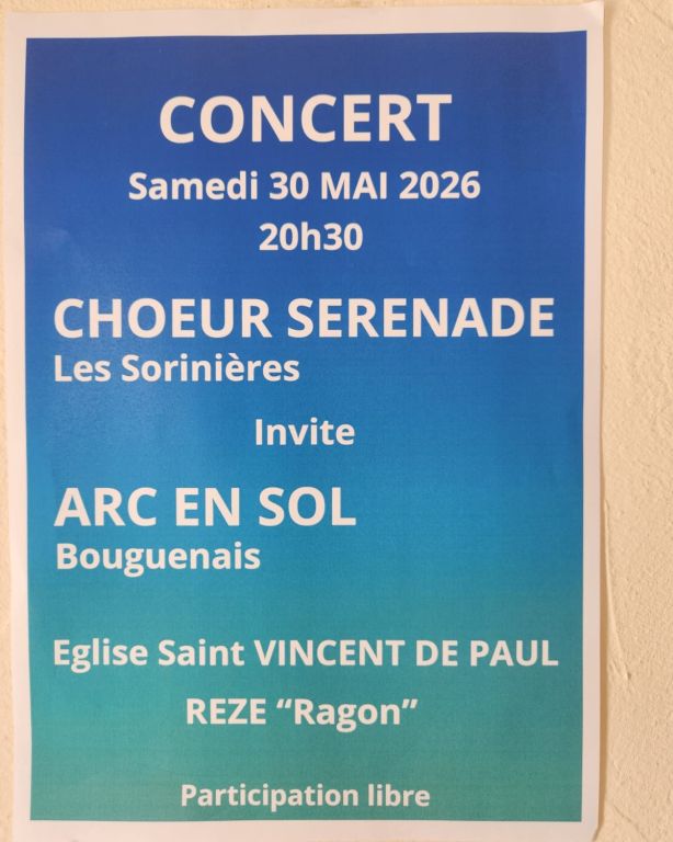 Concert du 30 mai 2026 direction Pierre Giraud