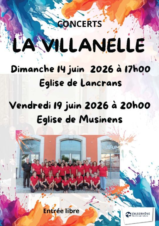 Concert de la Villanelle de Valserh&ocirc;ne