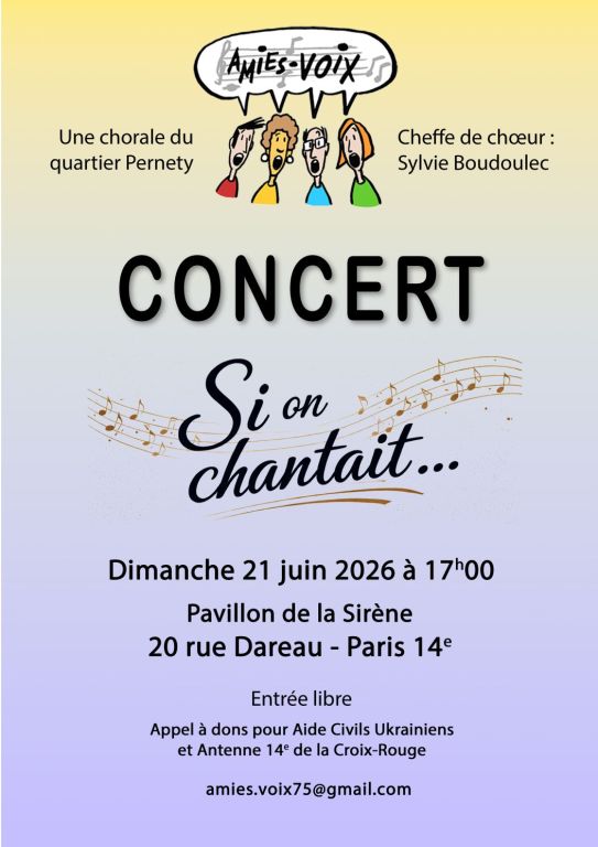 Concert "Si on chantait"