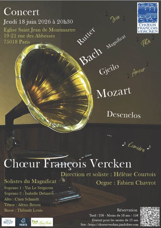 18 juin 2026 Le Choeur Fran&ccedil;ois Vercken remont ...