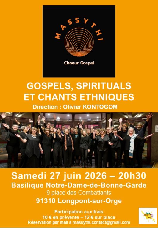 Concert Gospels, Spirituals et chants ethniques