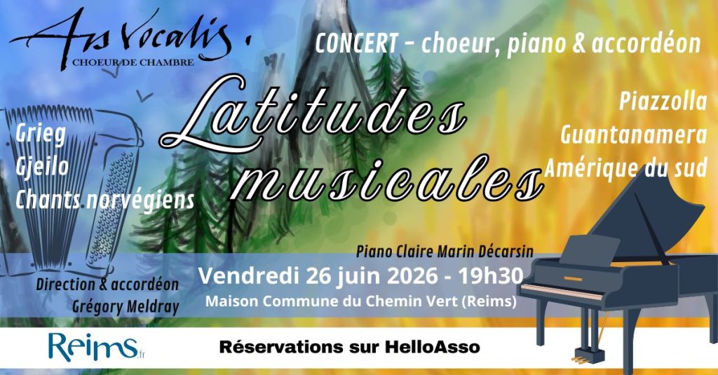 Concert ARS VOCALIS "Latitudes Musicales" - Re ...