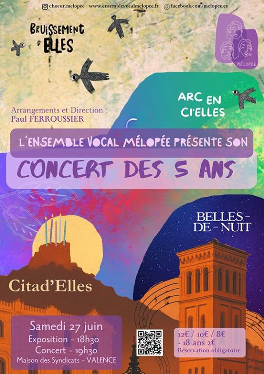 L'Ensemble vocal M&eacute;lop&eacute;e f&ecirc;te ses 5 ans