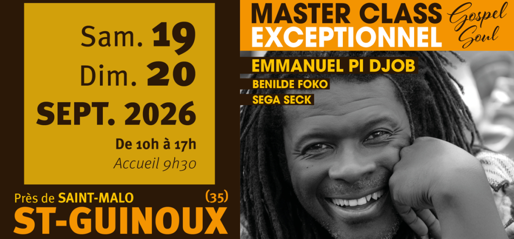 Emmanuel PI DJOB & AfroSoull Gang Trio STAGE