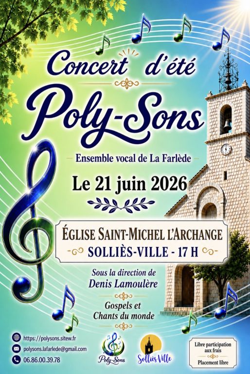 Concert d&rsquo;&eacute;t&eacute; &agrave; Sollies-Ville