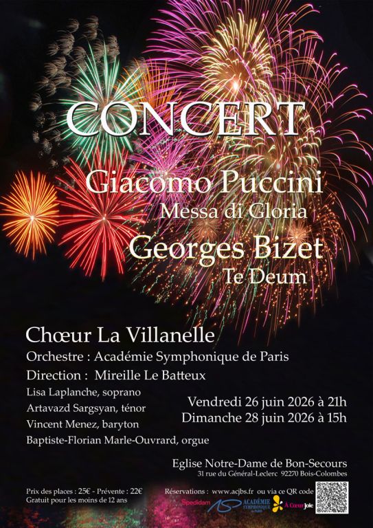 Concert exceptionnel du Choeur La Villanelle