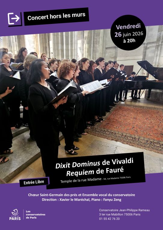 Concert Vivaldi (Dixit Dominus) et Faur&eacute; (Requ ...
