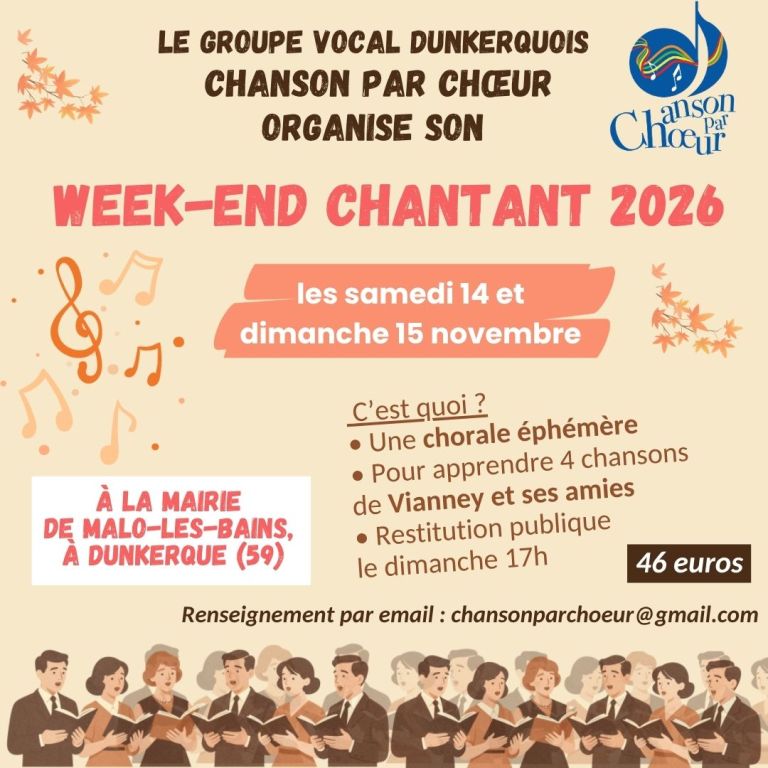 Week-end chantant "Vianney et ses amies"
